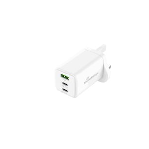 MEDIARANGE 65W FAST CHARGER UK 2xUSB-C & 1x USB-A